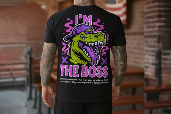 Unleash Your Inner Boss: The Dinosaur Graphic Streetwear T-Shirt
